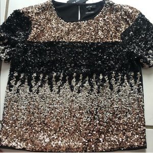 Miss Me Sequin Party Gal Top